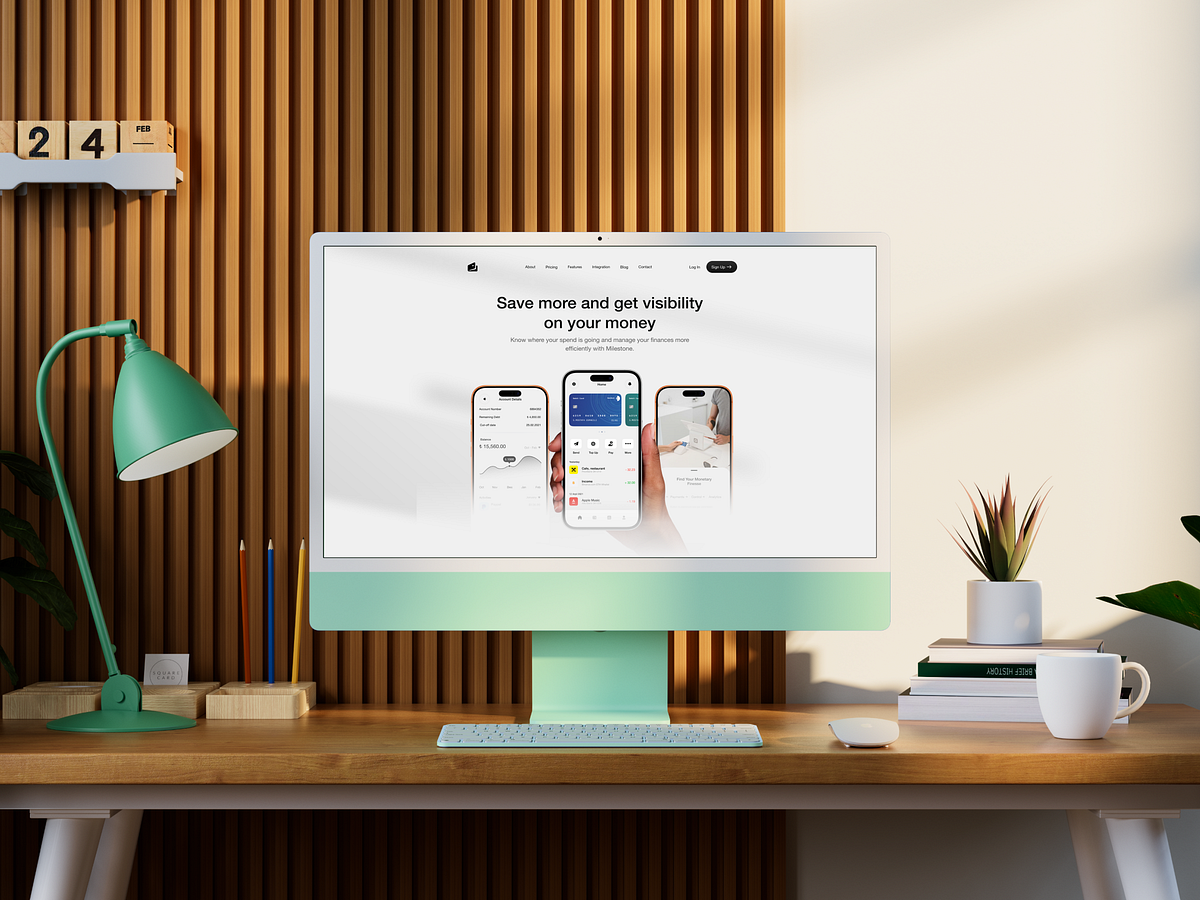 FinTech Landing Page Design