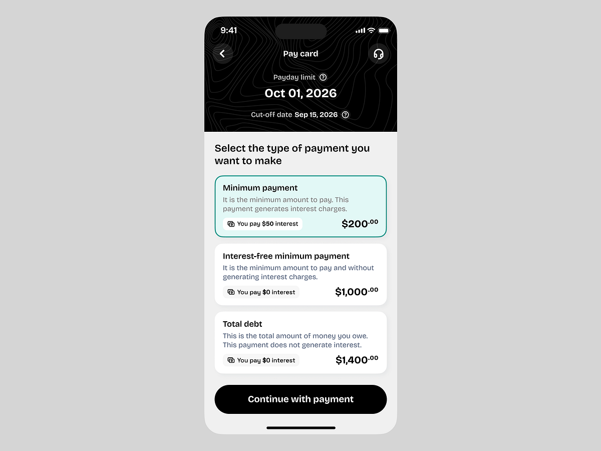 Payment flow UI 💳 - Mobile App Design Image 0