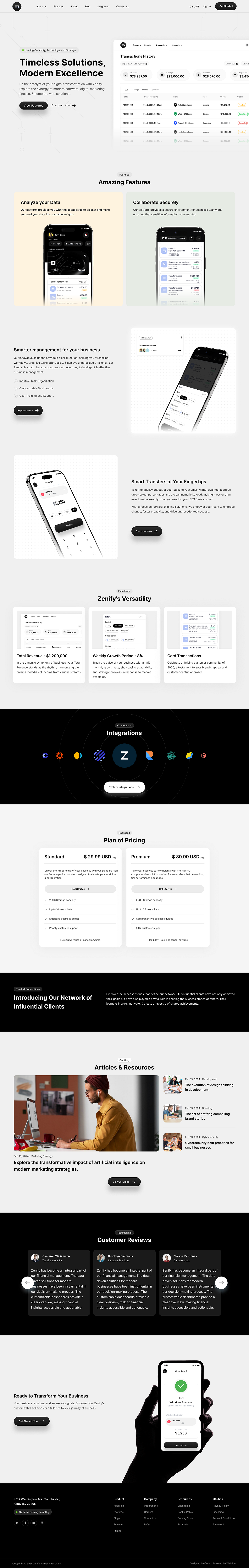 ✨ Fintech Landing Page — Clean, Modern & Conversion-Focused Image 0