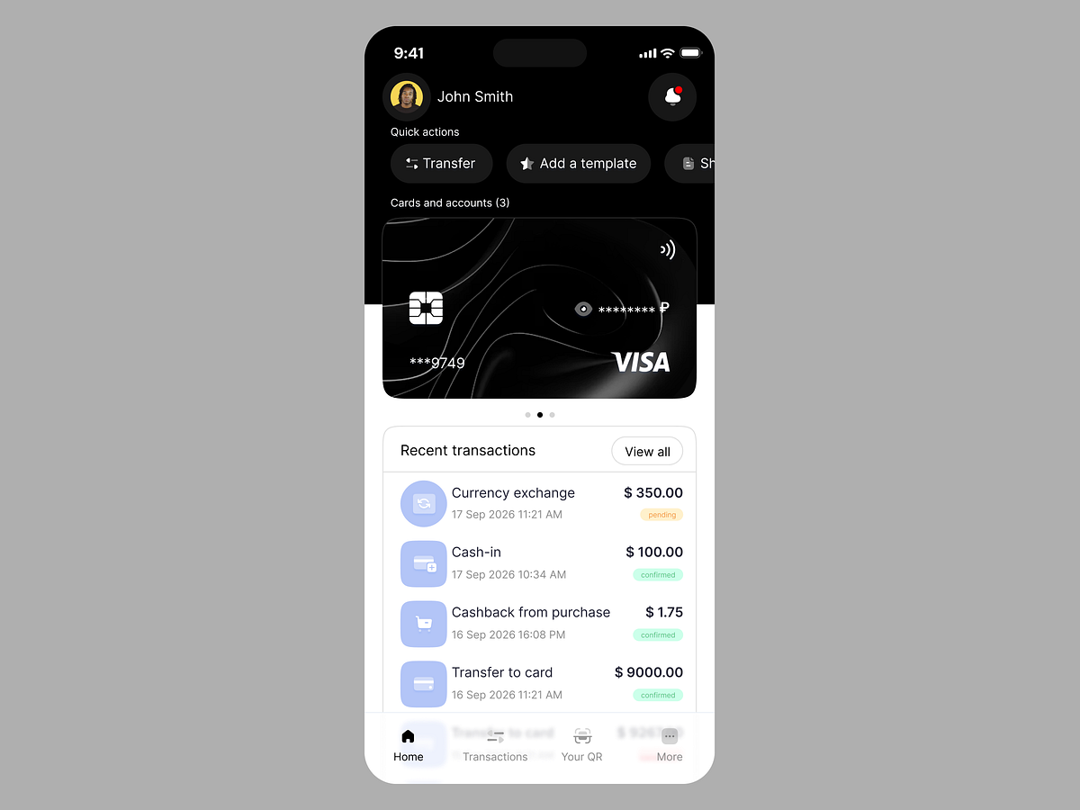 FinFlow β Minimalist Banking & Transaction Suite π³ Image 1