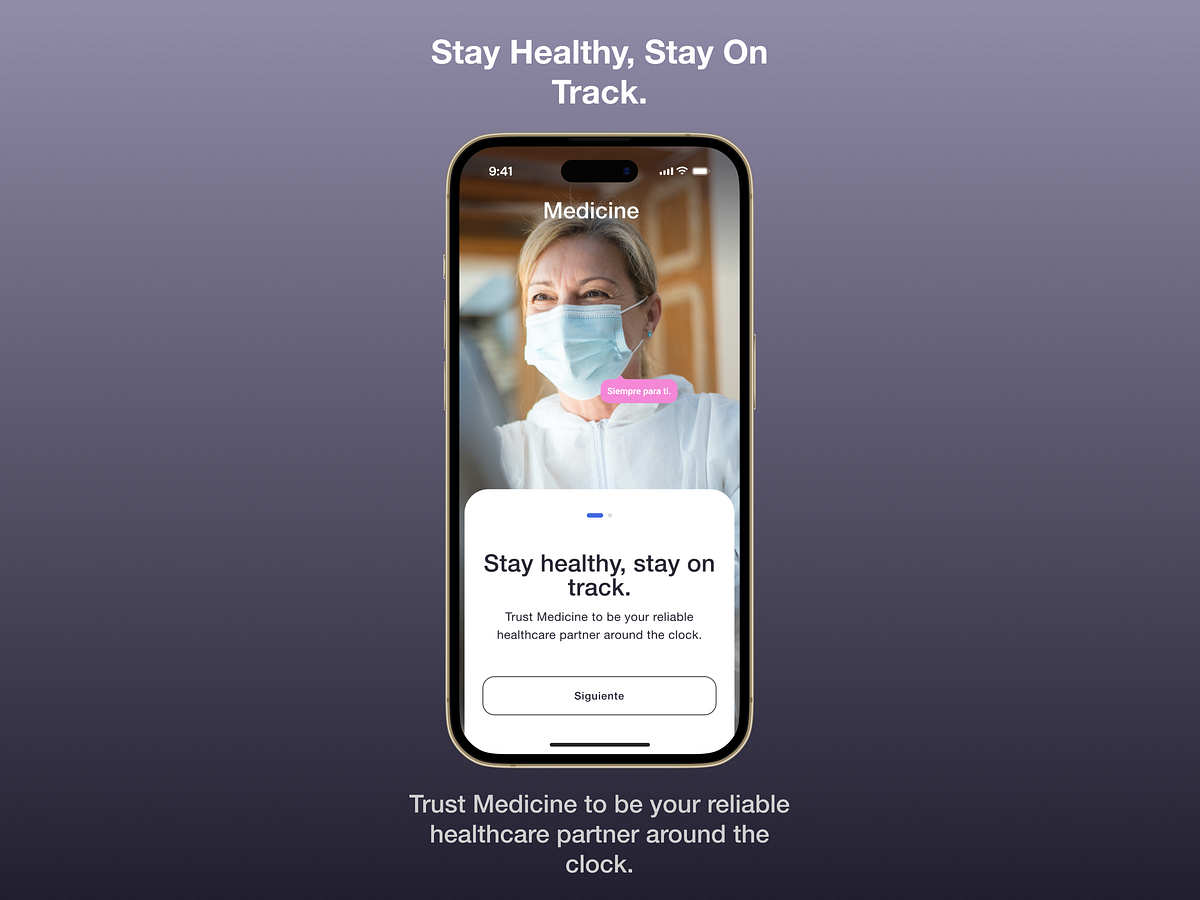 Healthcare With A Heart - Mobile App UI/UX Design Image 1