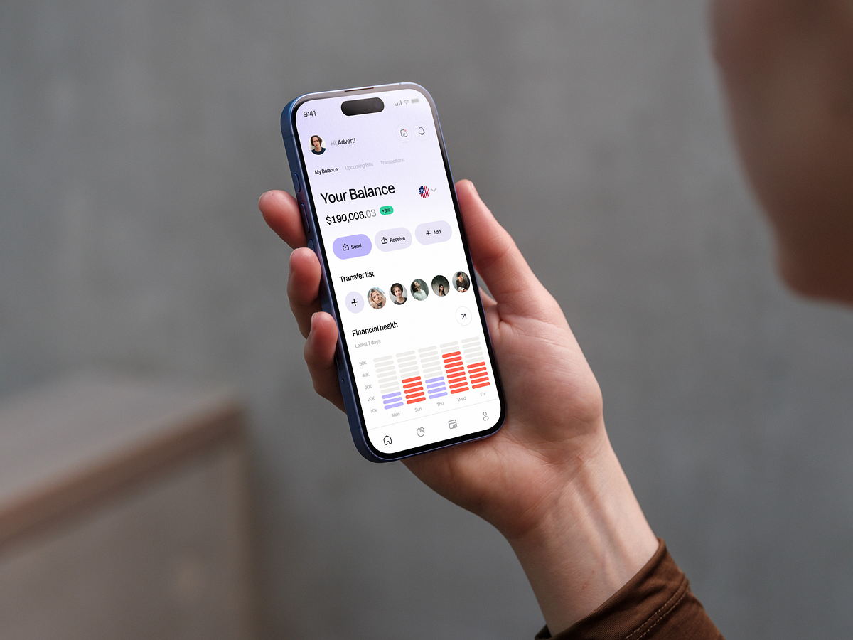 Smart Digital Banking Landing Page UI - Banner/Hero Image 1
