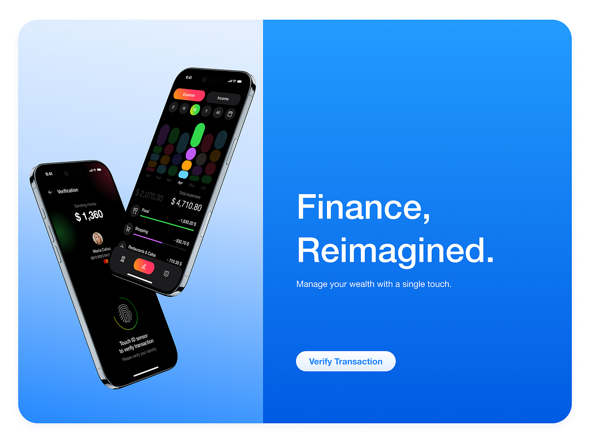 💳 Smart Finance Tracker – Dark Mode Expense Analytics UI/UX Image 0