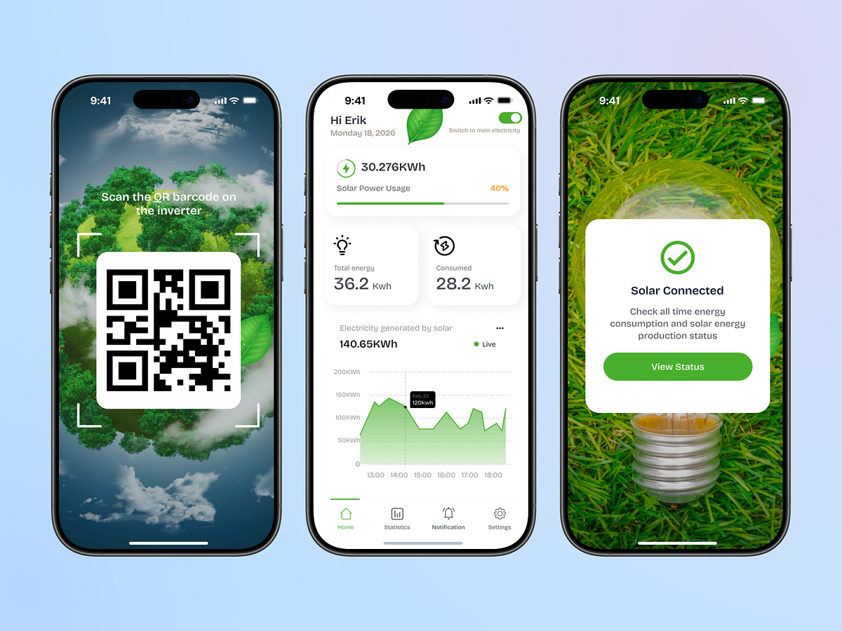 Smart Solar Energy Monitoring & Management UI Image 2