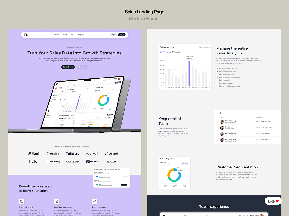 High-Performance Finance & SaaS Landing Pages Image 2