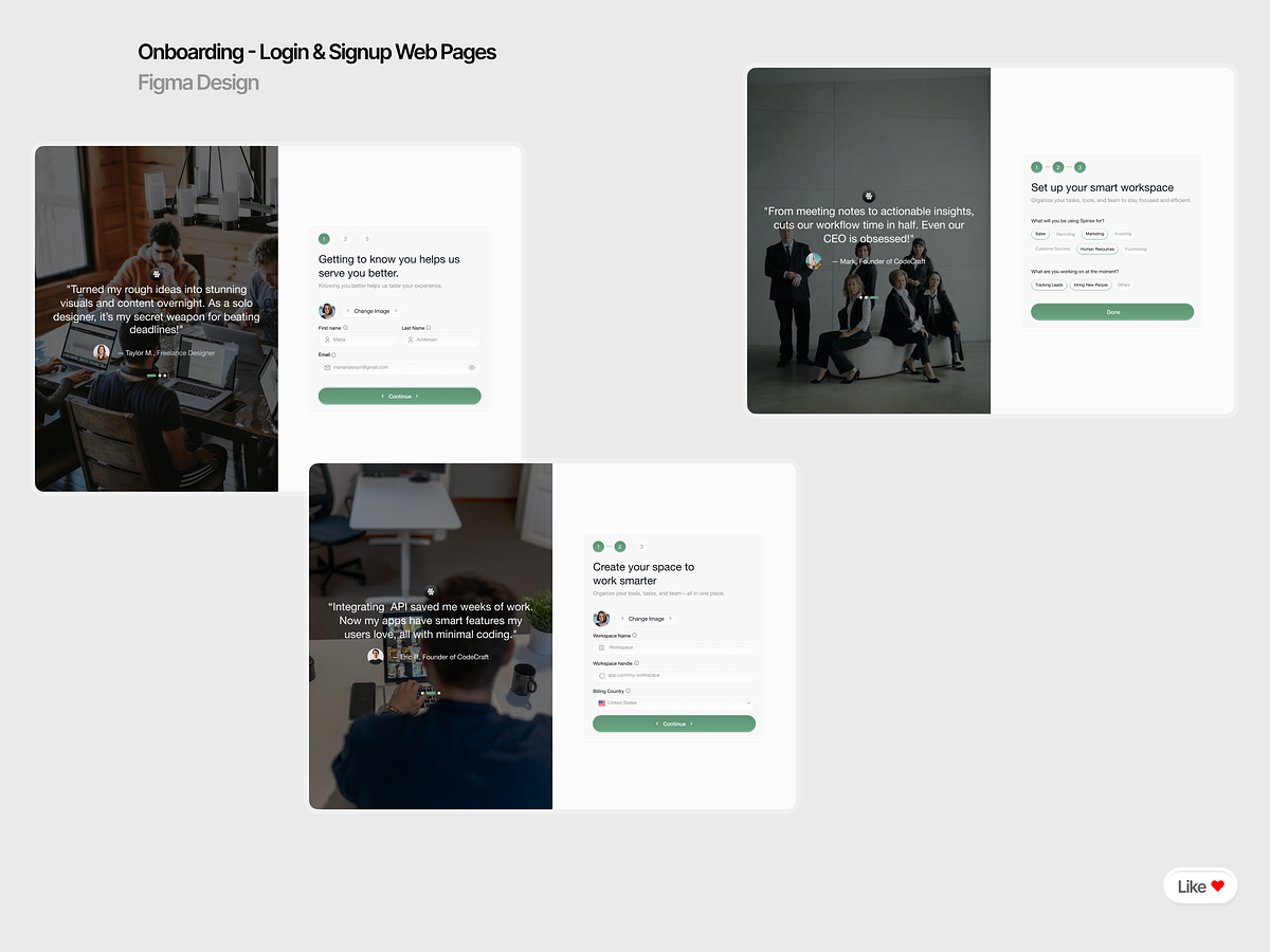 SaaS & Fintech Creative Web Designs / Landing Pages Image 2