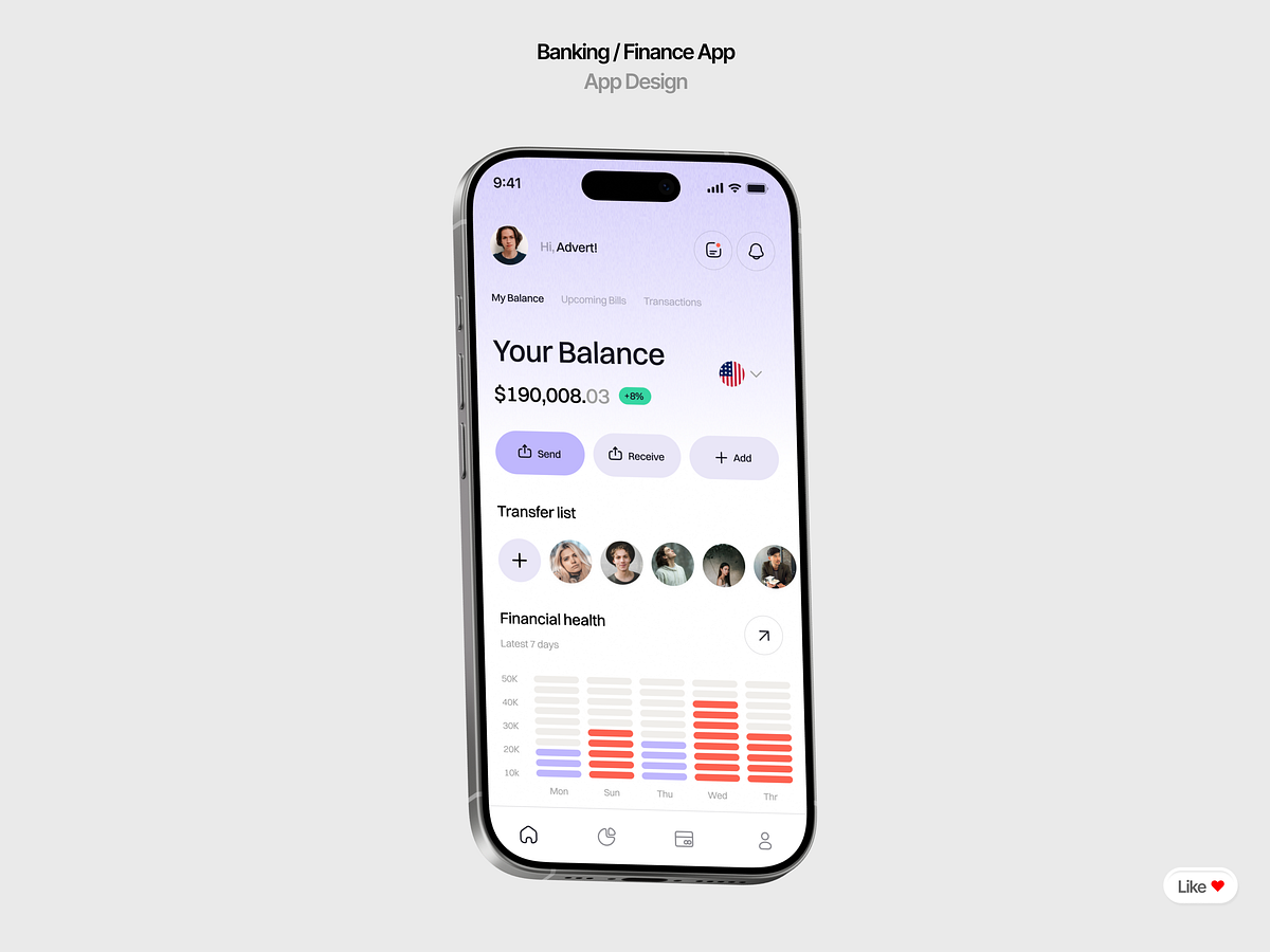 Modern FinTech & Lifestyle App Designs Image 2