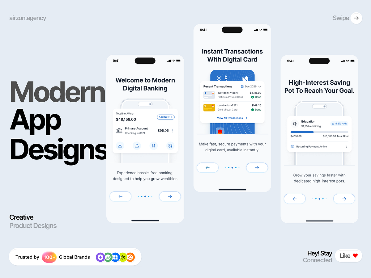Modern App Designs - The Future-Ready Mobile Experience Suite