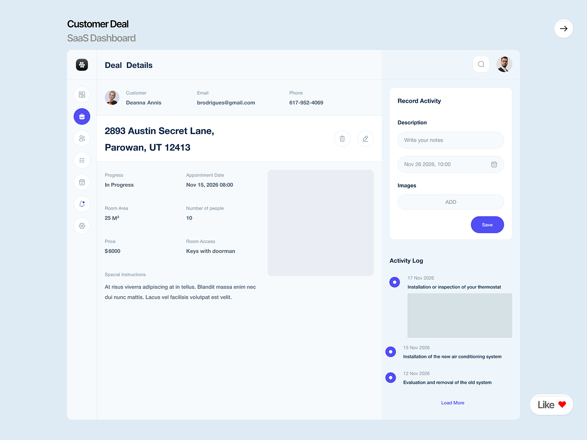 Real Estate CRM Framer Website & Appointment SaaS Dashboard Image 2