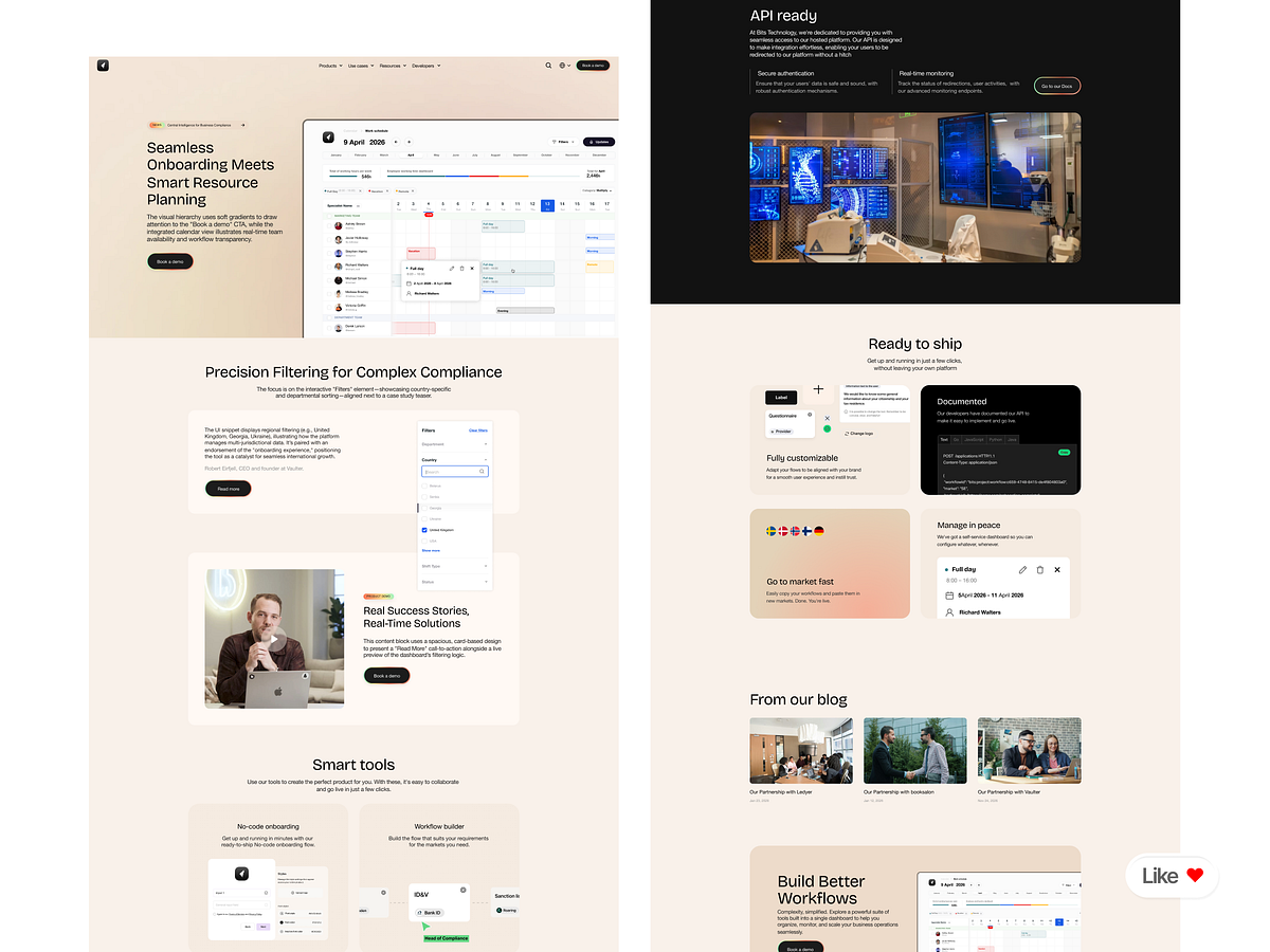Multi-Page SaaS Website Design in Framer Image 0