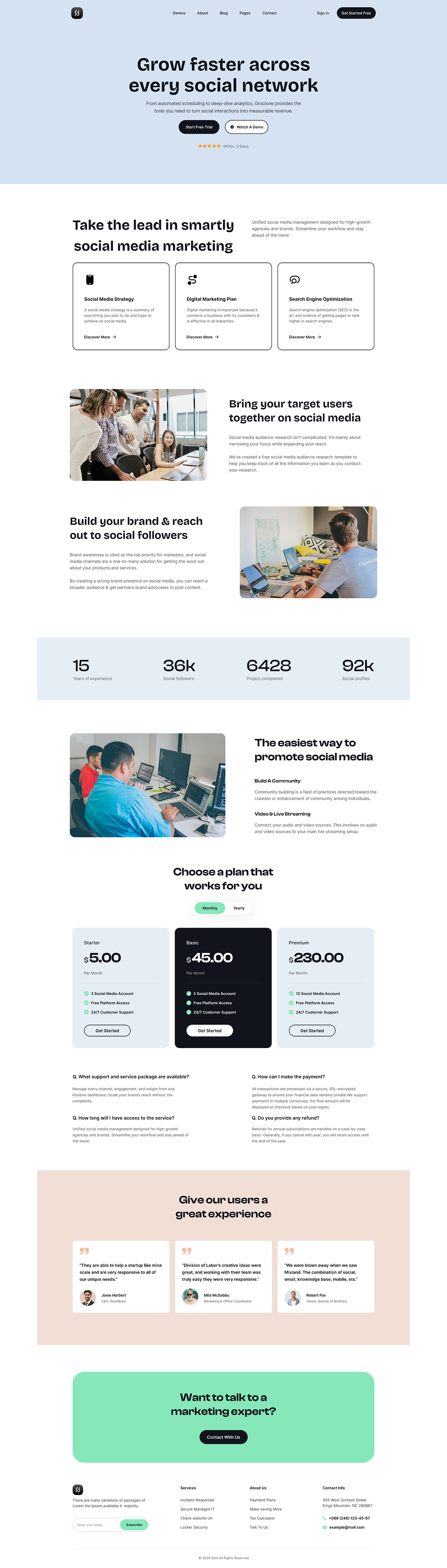 Social Velocity: The Growth Engine / Landing Page Image 0