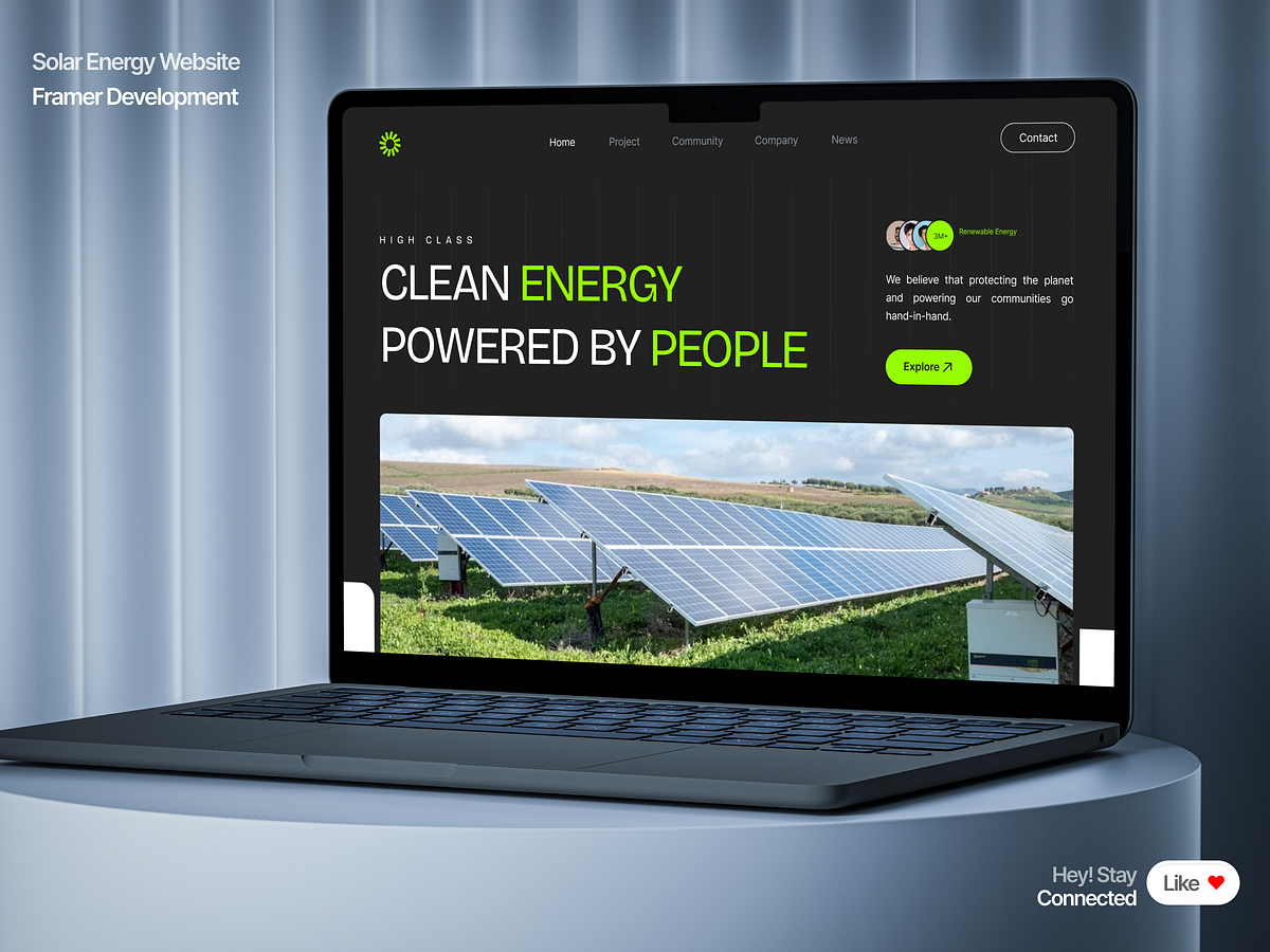 Solar Energy Website | Framer Development