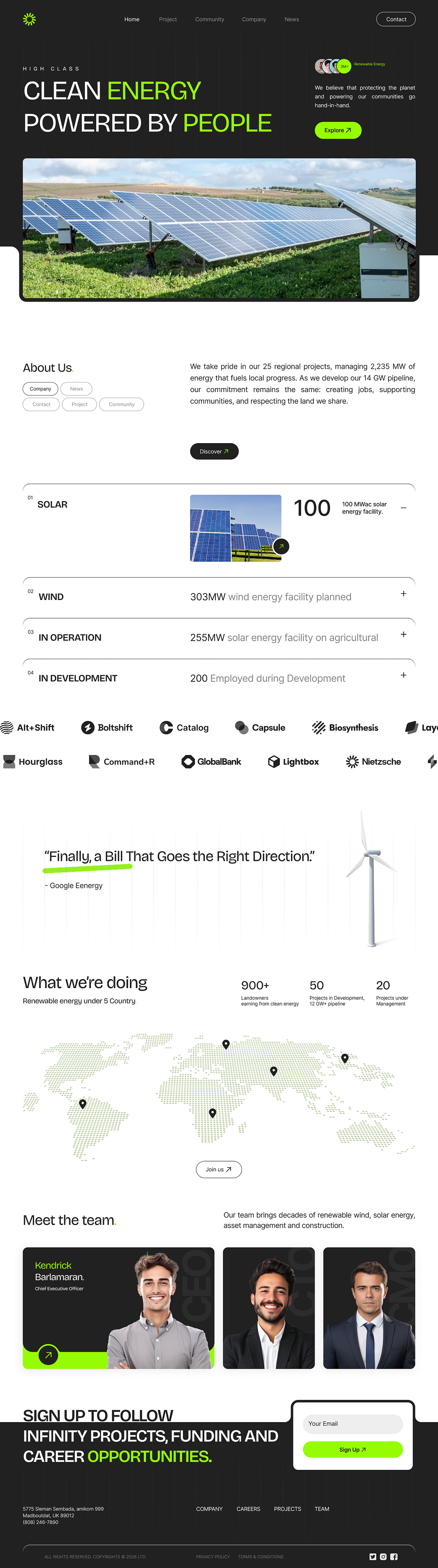 Solar Energy Website | Framer Development Image 1