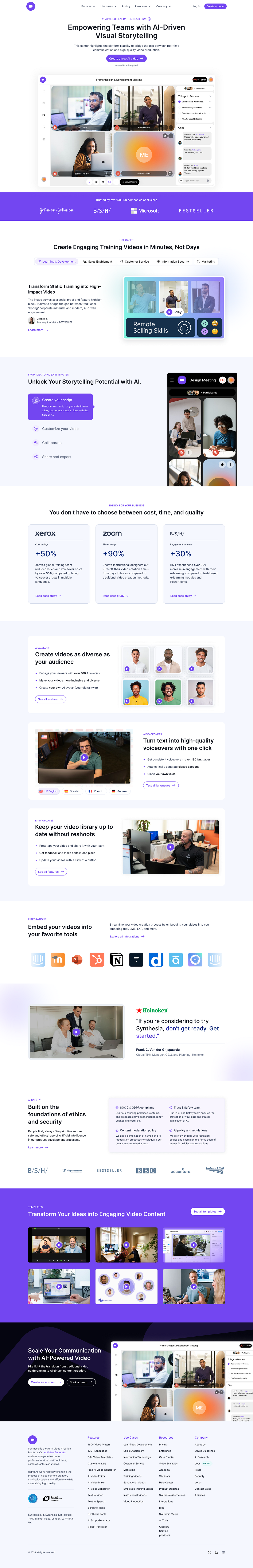 AI-Driven Visual Storytelling : SaaS Experience | Framer Website Image 0