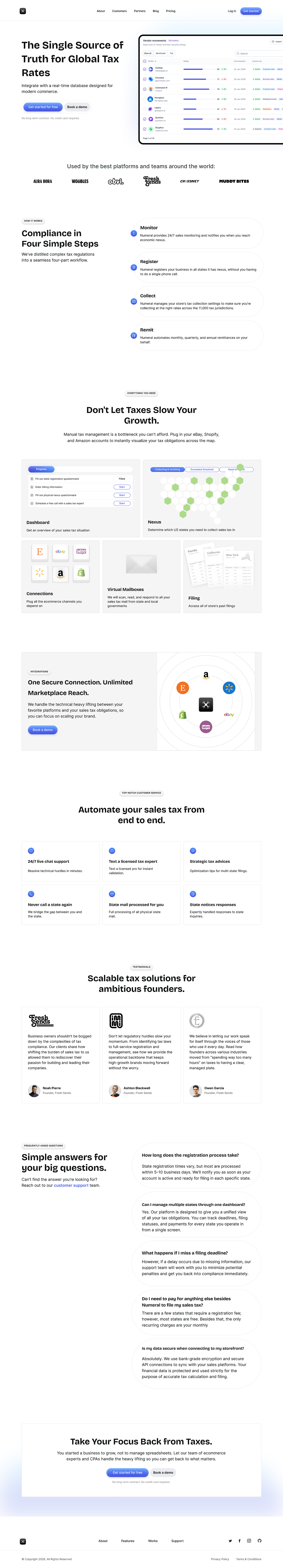 Minimalist Website | Framer Development | Landing Page Design Image 1