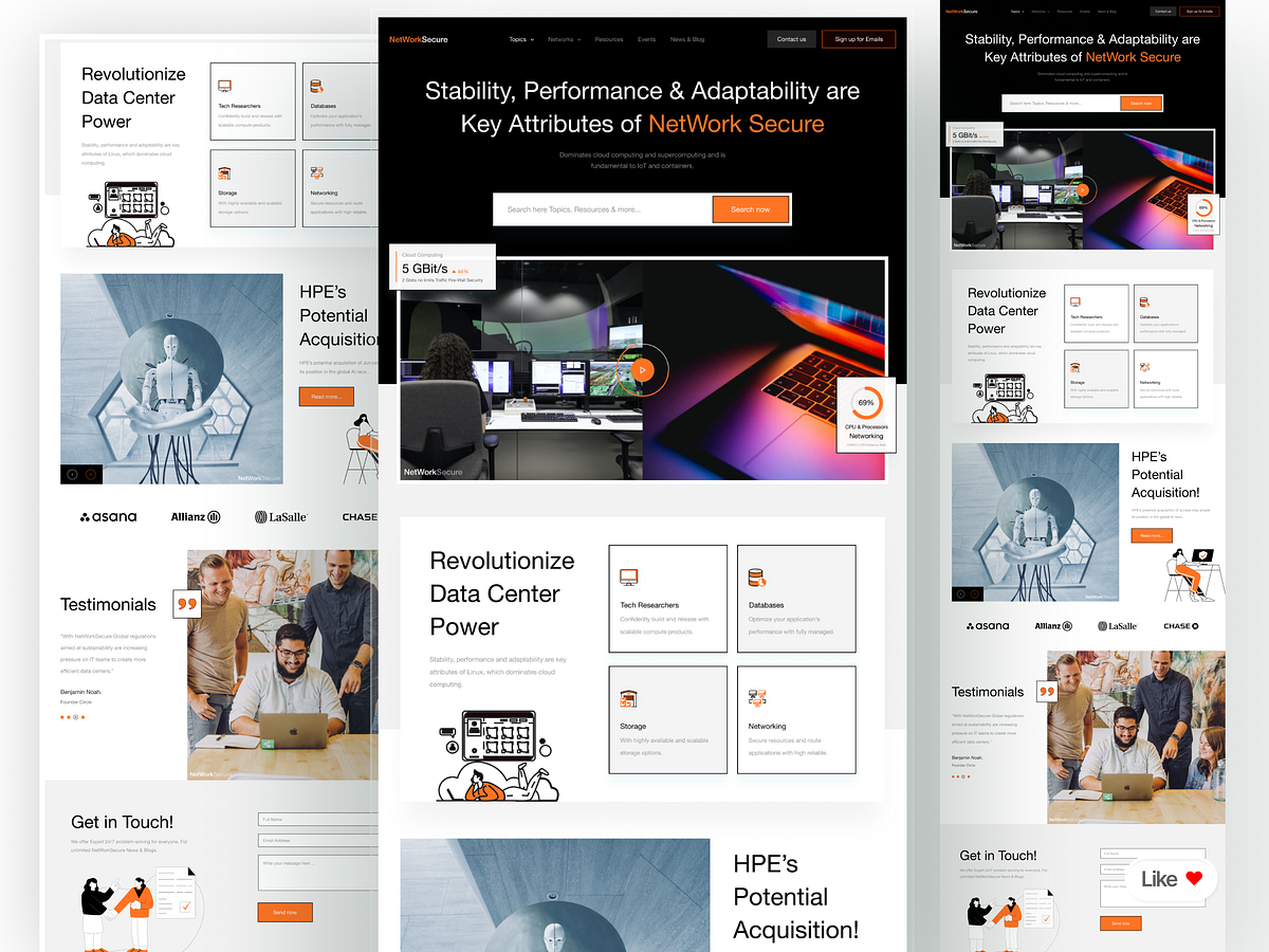 NetWork Secure — Enterprise Data Center & IT Infrastructure WEB Image 1
