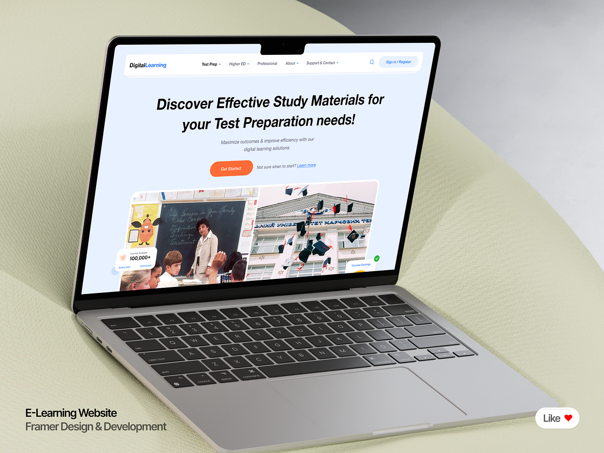 Digital Learning | All-in-One EdTech & Test Preparation Website