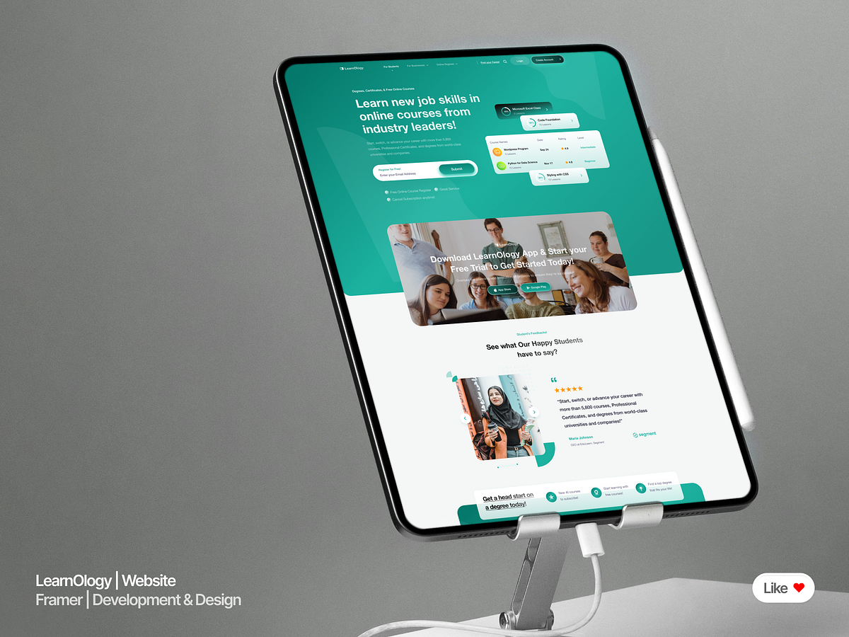 LearnOlogy | EdTech & Online Learning Platform | Website