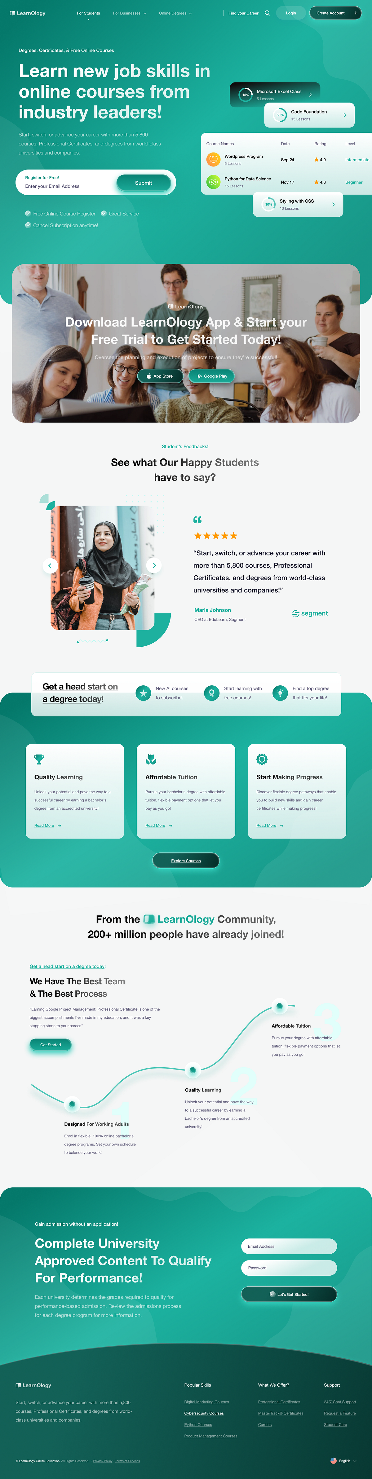 LearnOlogy | EdTech & Online Learning Platform | Website Image 1