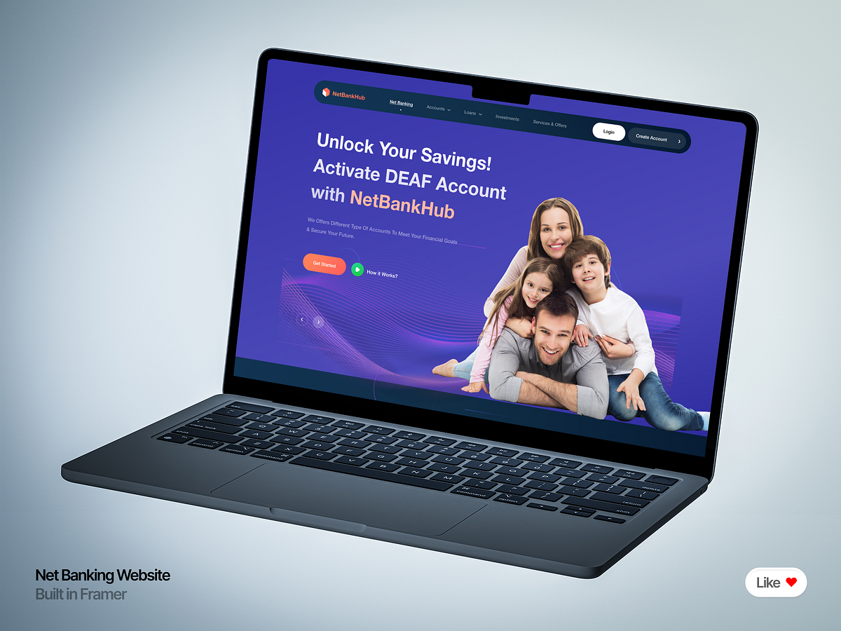 NetBankHub | Modern Fintech & Digital Banking Landing Page