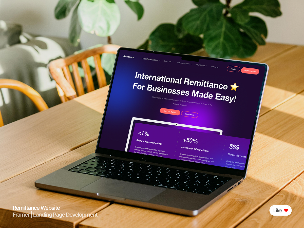 Remittance | Global B2B Payment Solutions | Framer Website