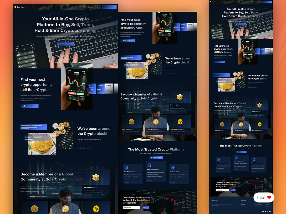 SolarCrypto | All-in-One Cryptocurrency Trading Platform | WEB Image 0