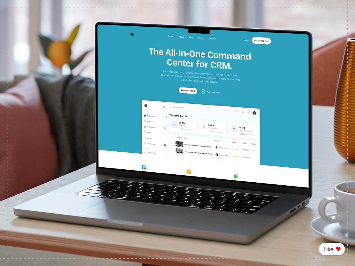 CRM Command Center | Framer Website | Landing Page