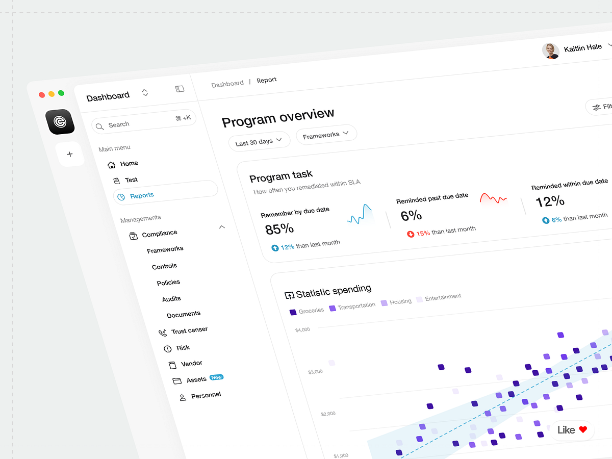 Enterprise SaaS Dashboard | UI UX | Dashboard Design