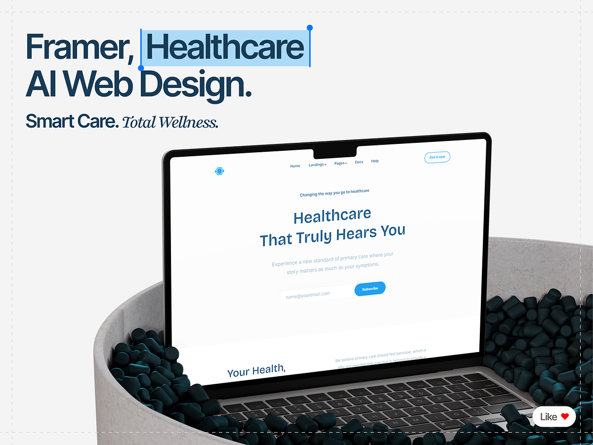 Healthcare | Framer Website | Landing Page | Web Pages