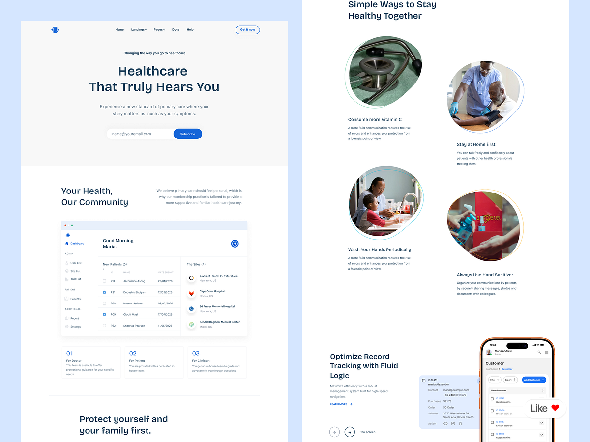Healthcare | Framer Website | Landing Page | Web Pages Image 0