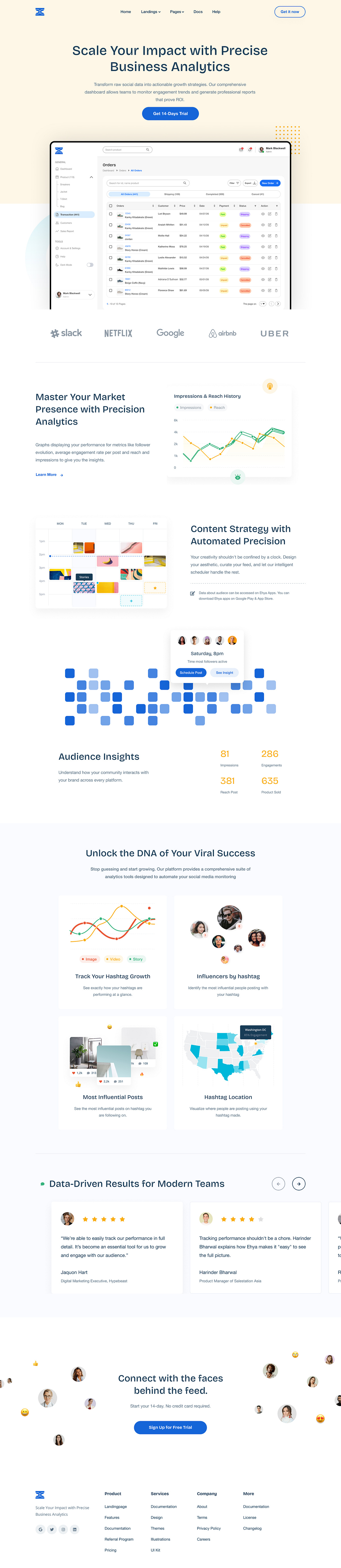🎯 Raw Data, Simplified: Business Analytics Framer Website Image 1