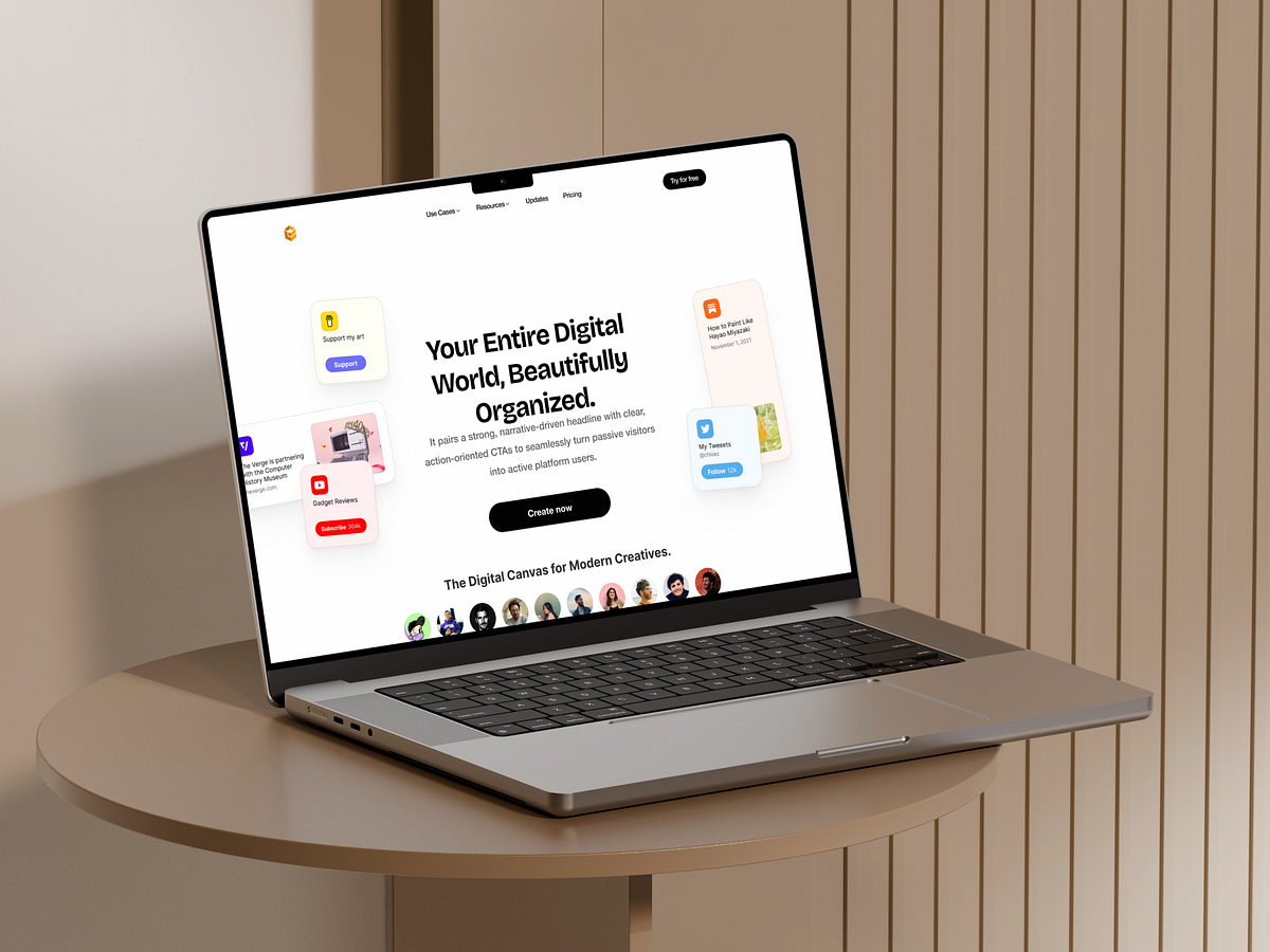 Bio-link Platform Website | Landing Page | Framer Build