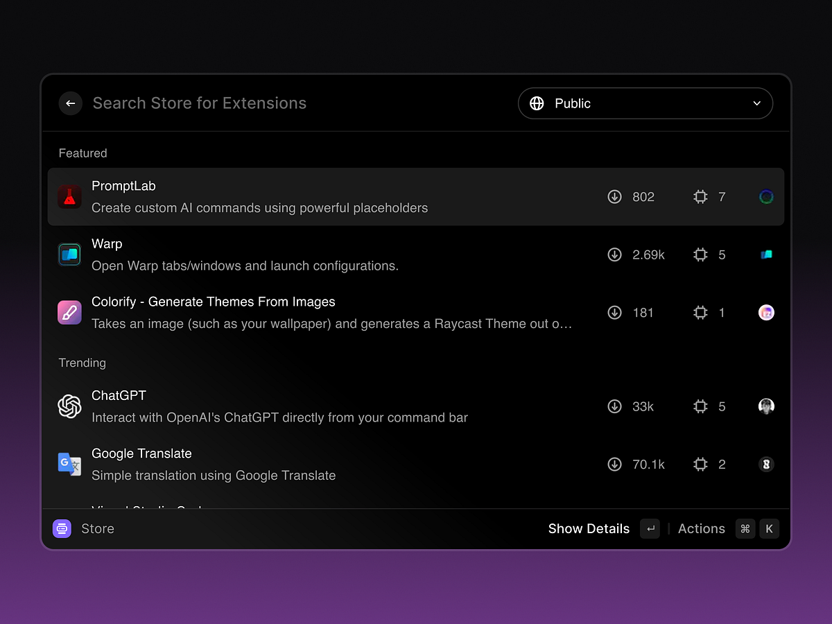 Spotlight Search — Extensions & Plugins / Dark Mode UI Image 0