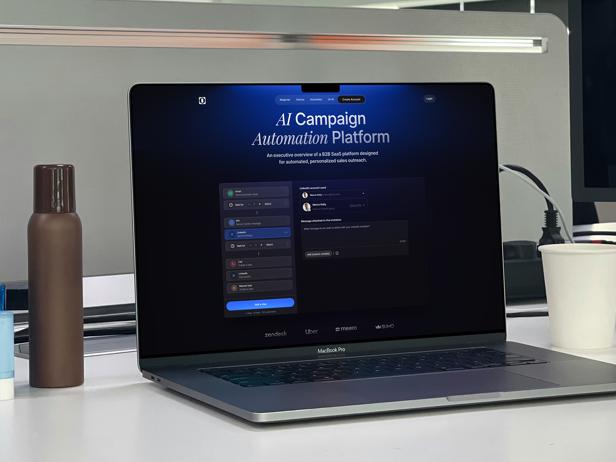 Next-Gen Outreach Workflow | Website | Landing Page Design