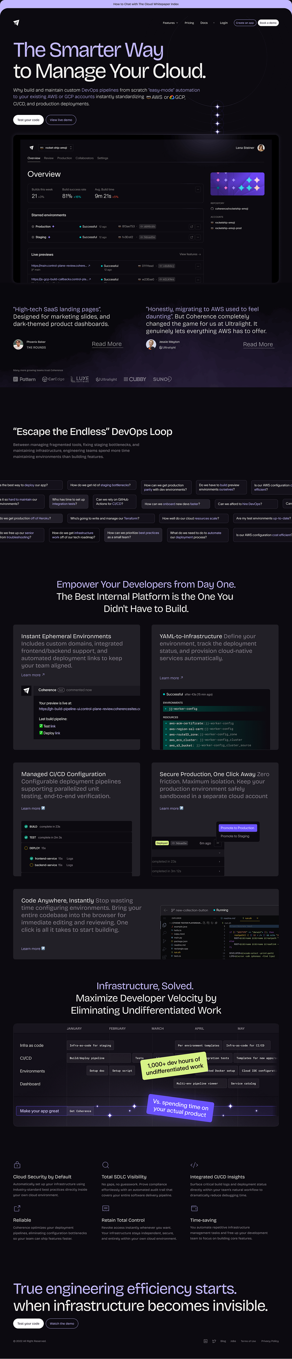 Next-Gen DevOps & Cloud Management Landing Page Image 0