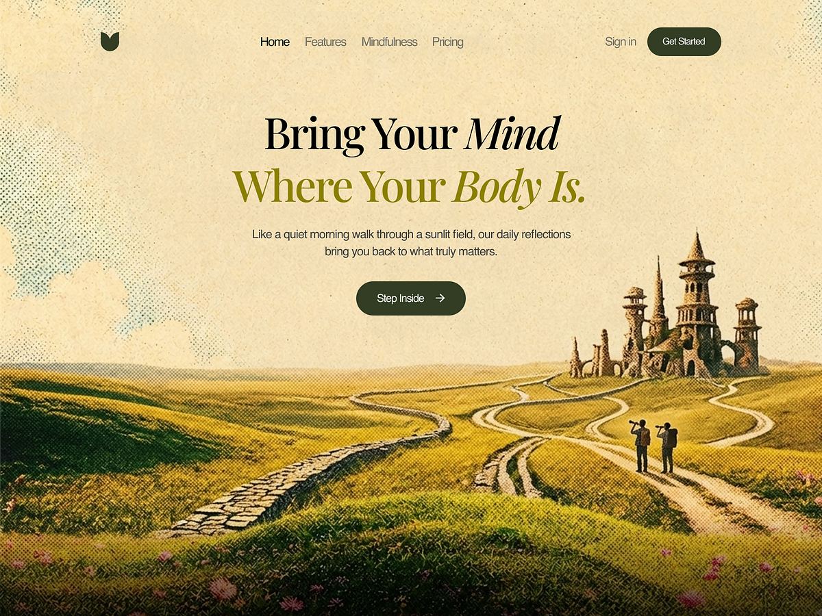 🌿 Present Mind — Mindfulness Landing Page