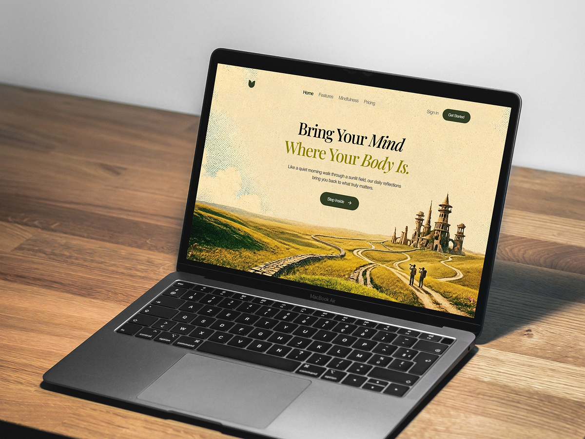 🌿 Present Mind — Mindfulness Landing Page Image 0