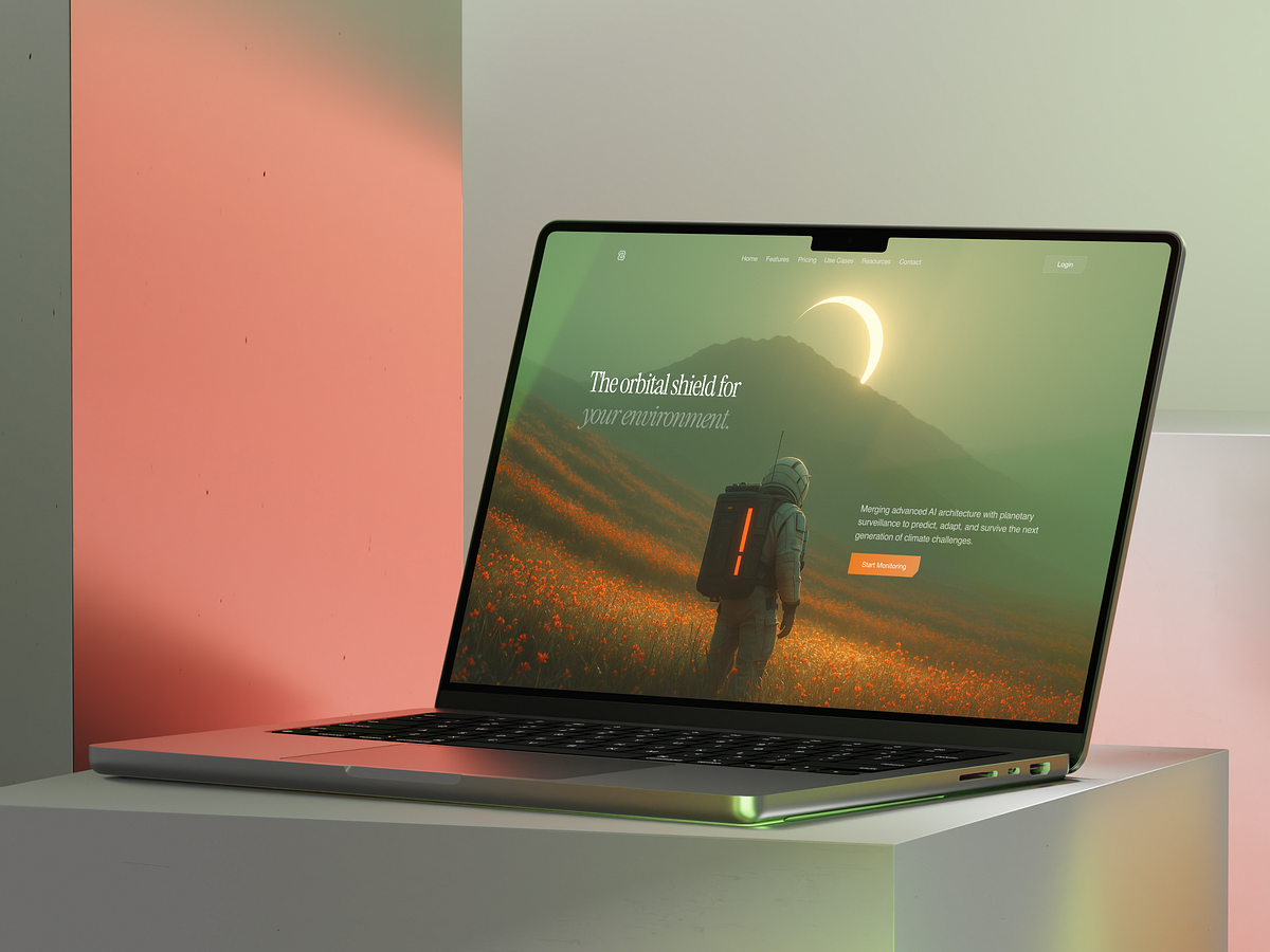 🪐 Orbital Shield Landing Page
