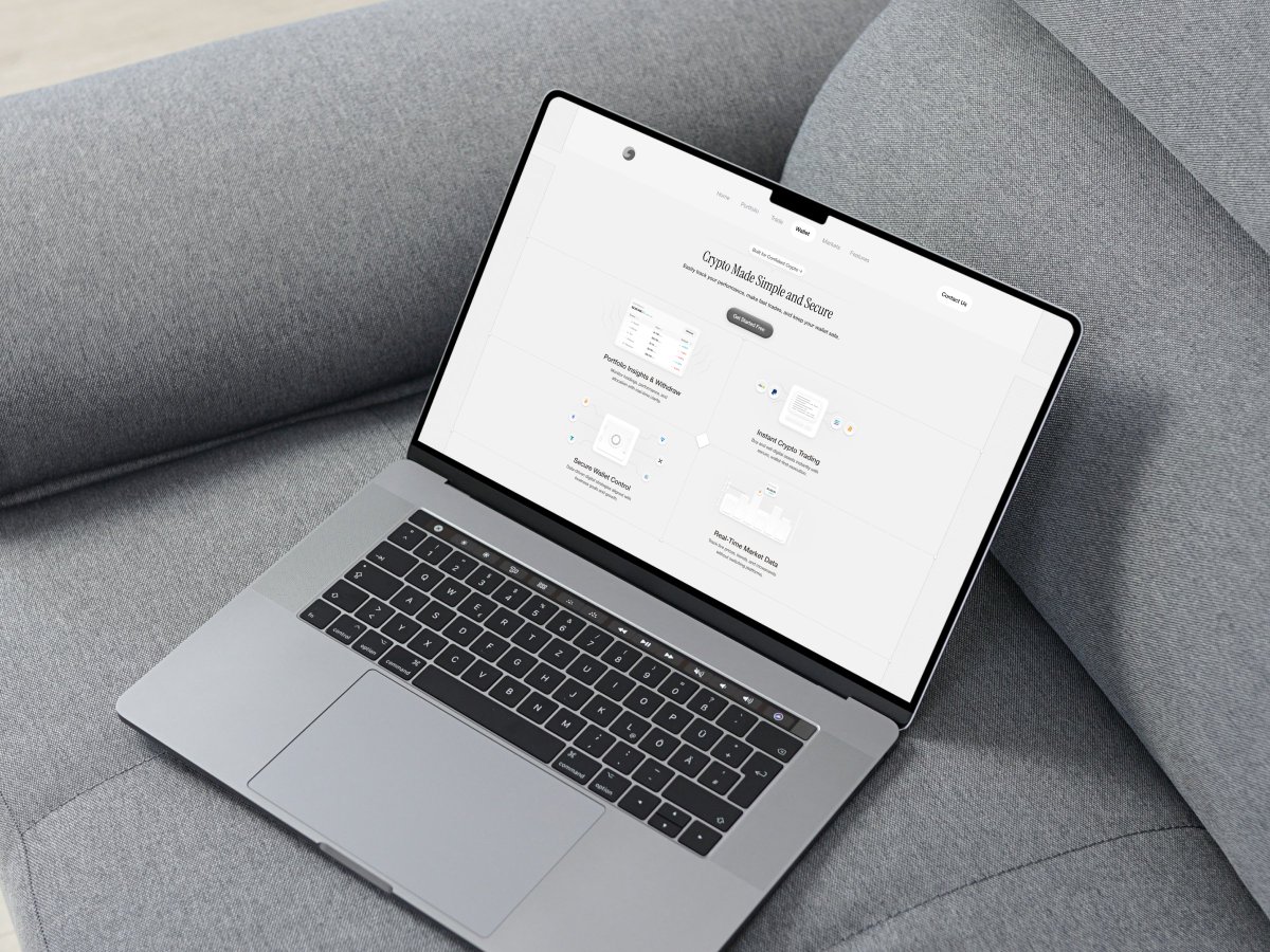 Next-Gen Web3 Wallet & Trading Hub | Minimalist Landing Page 🌐