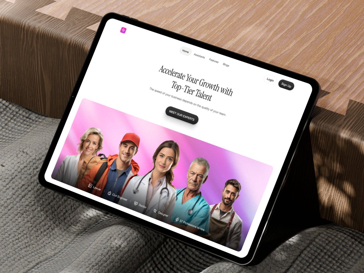 💼 Talent Marketplace Landing Page