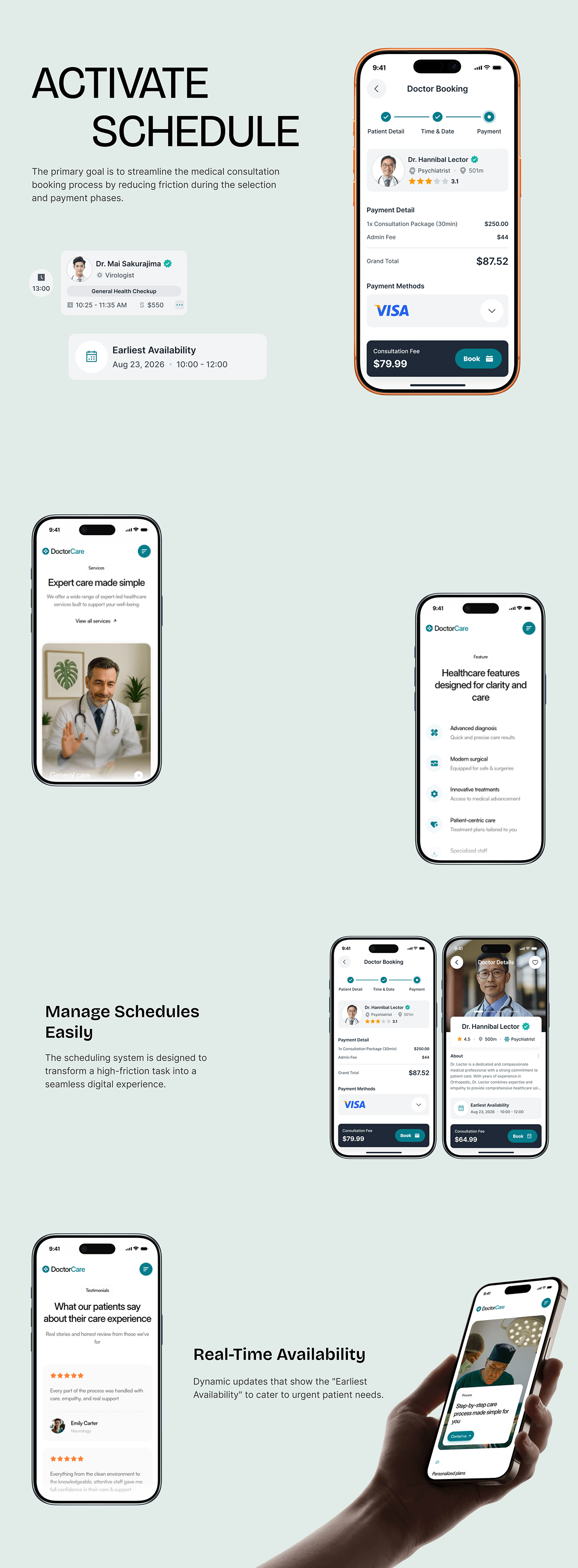 DoctorCare – Healthcare Platform UI/UX Case Study Image 19