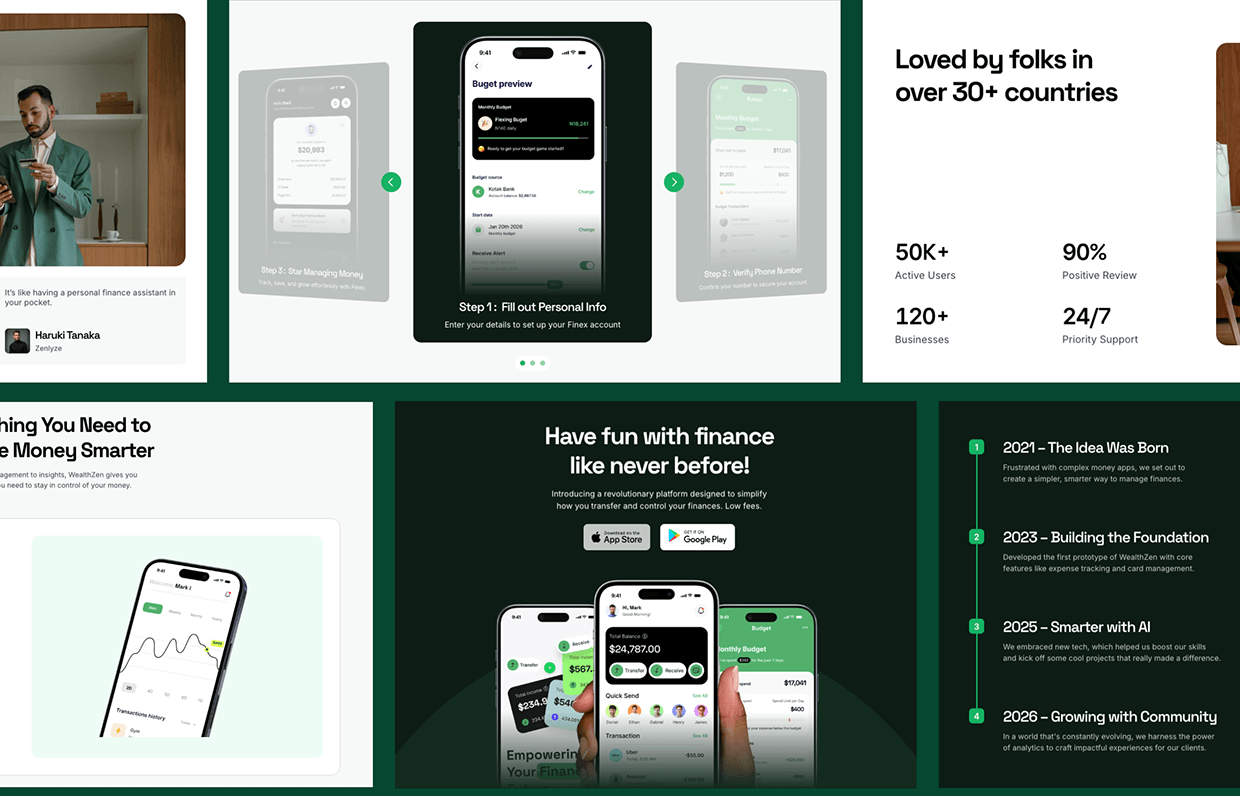 WealthZen – Finance App UI/UX Case Study Image 23