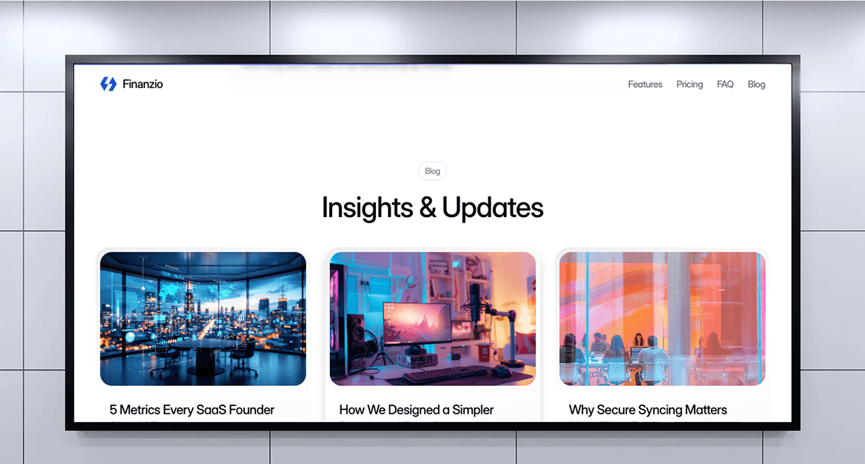 Finanzio — Finance SaaS Website Design Image 22