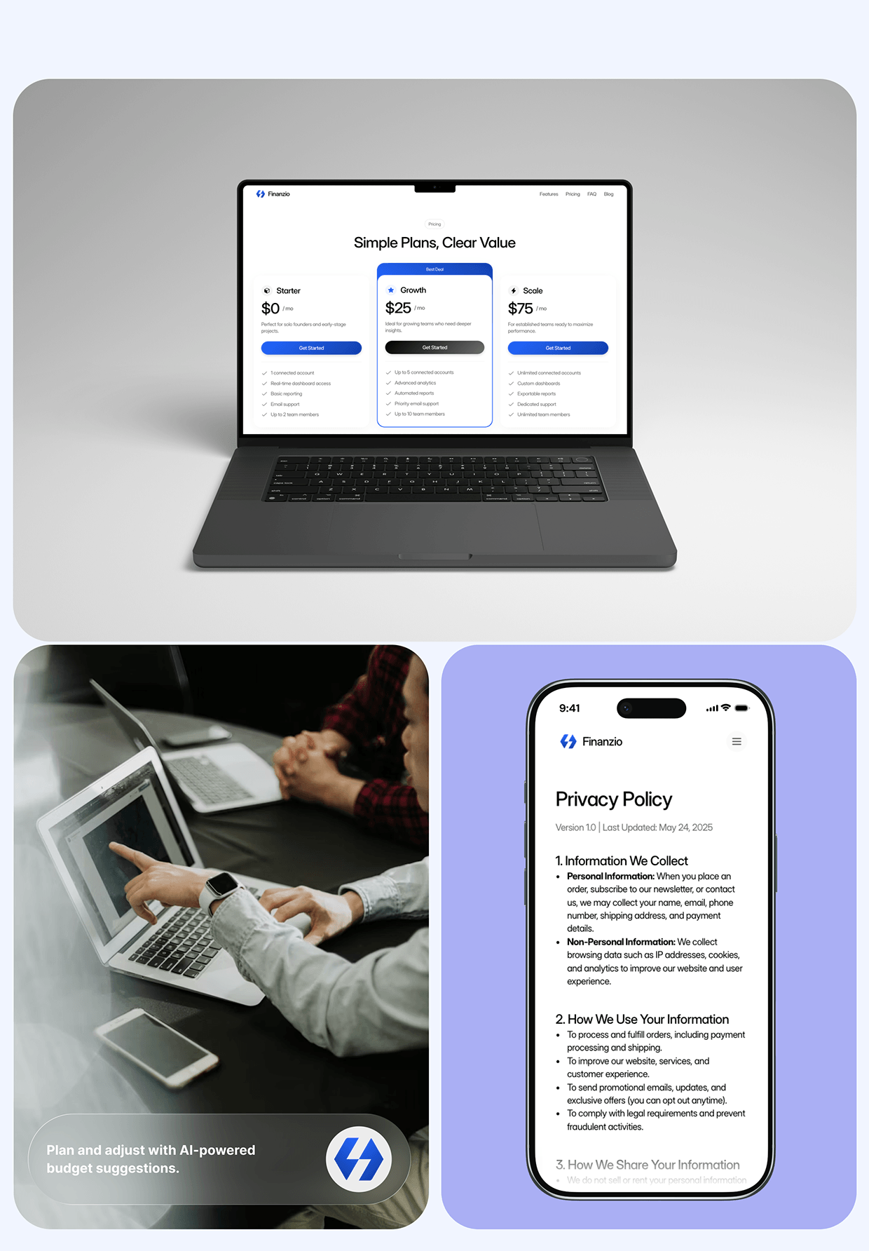 Finanzio — Finance SaaS Website Design Image 26
