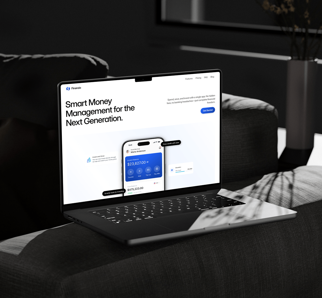 Finanzio — Finance SaaS Website Design Image 28