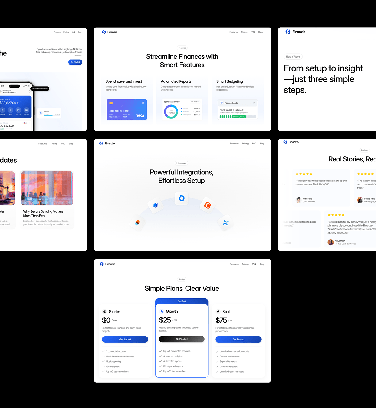 Finanzio — Finance SaaS Website Design Image 30