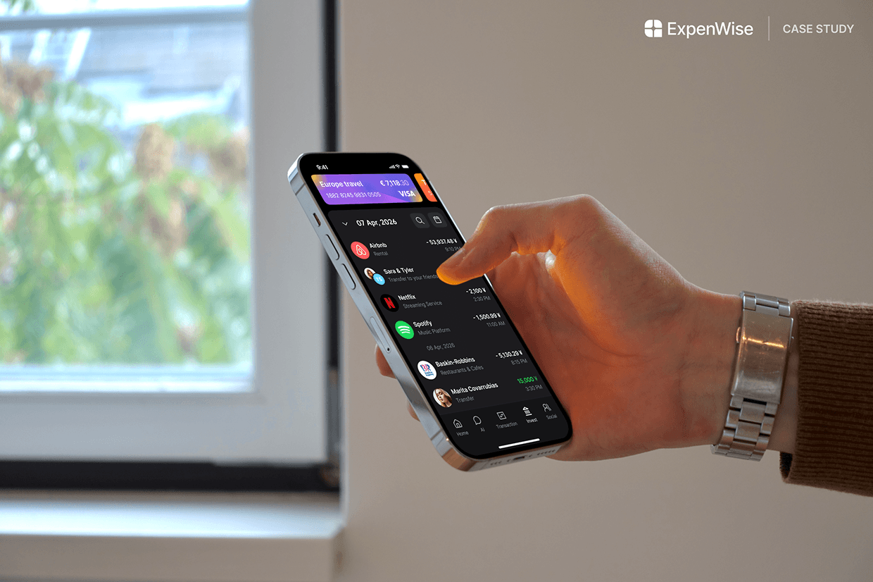ExpenWise – Expense Management App/Web - Case Study Image 0