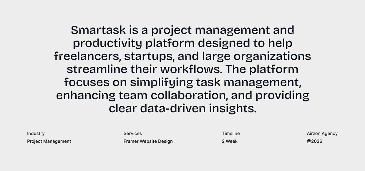 Smartask – Task Management Dashboard, Web, App Design Image 1