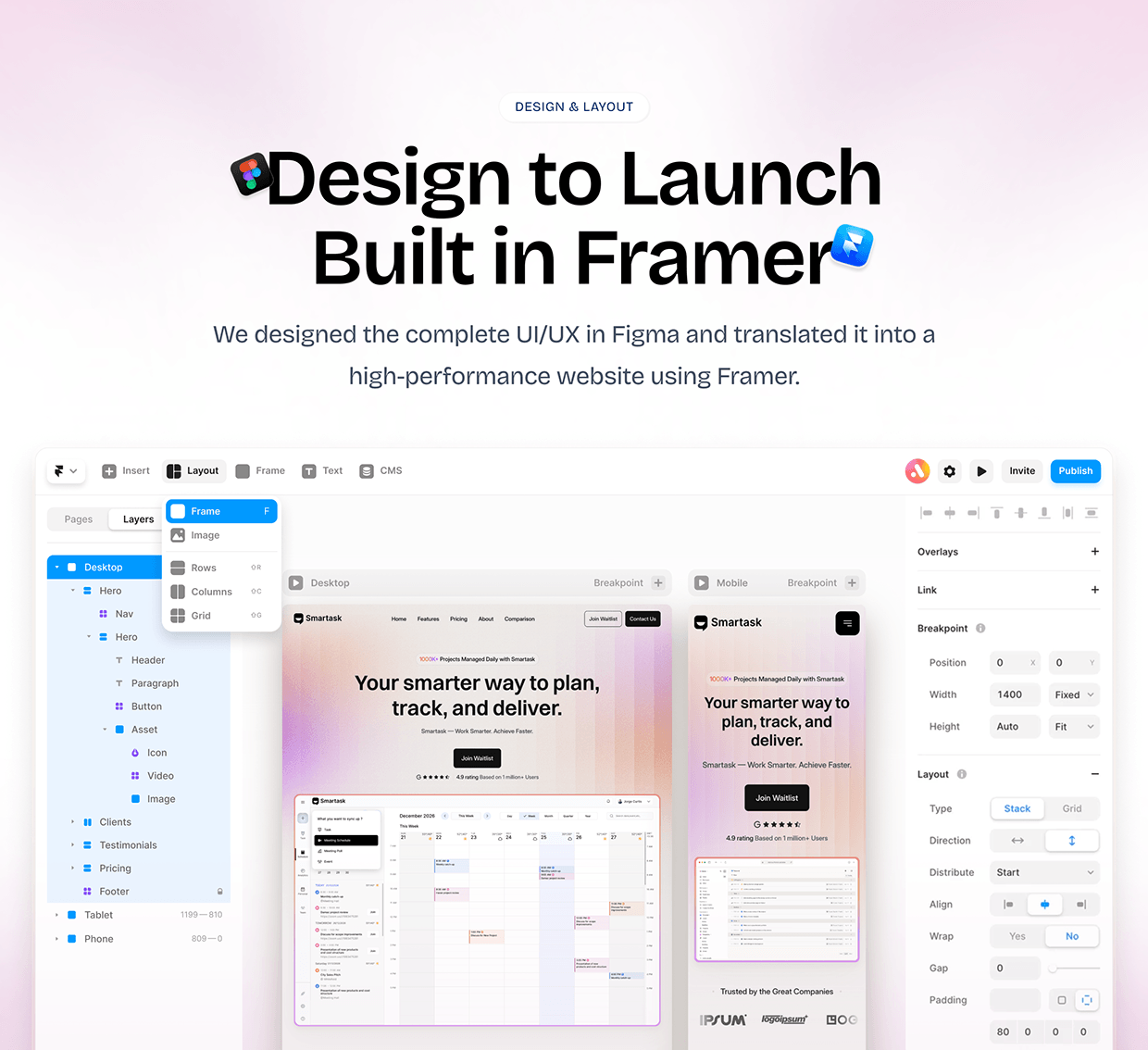 Smartask – Task Management Dashboard, Web, App Design Image 6