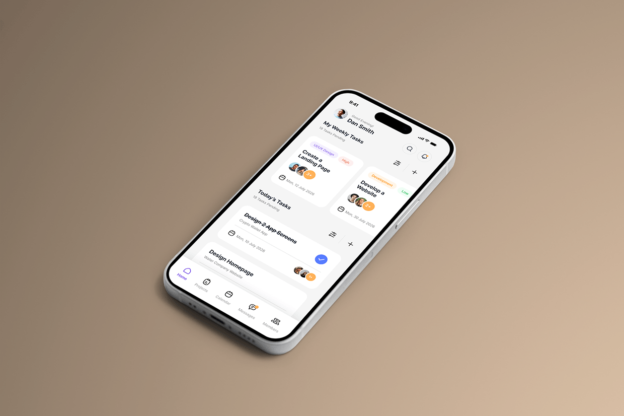 Smartask – Task Management Dashboard, Web, App Design Image 13